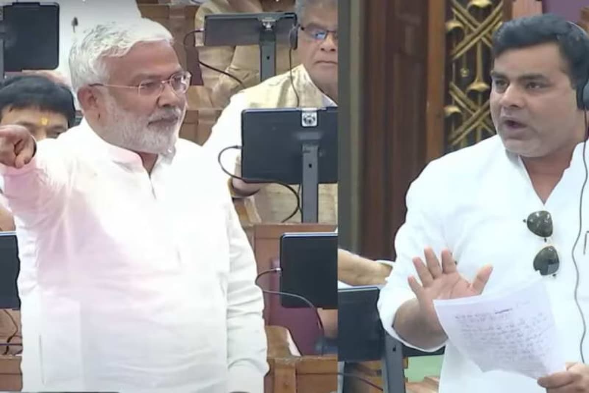 यूपी विधानसभा में ‘बीवी की कसम’ वाला विवाद: जलशक्ति मंत्री और सपा विधायक में तीखी बहस फोटो सोर्स : social media