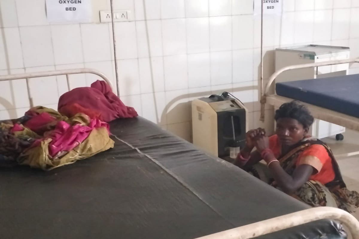 Woman delivered child on floor